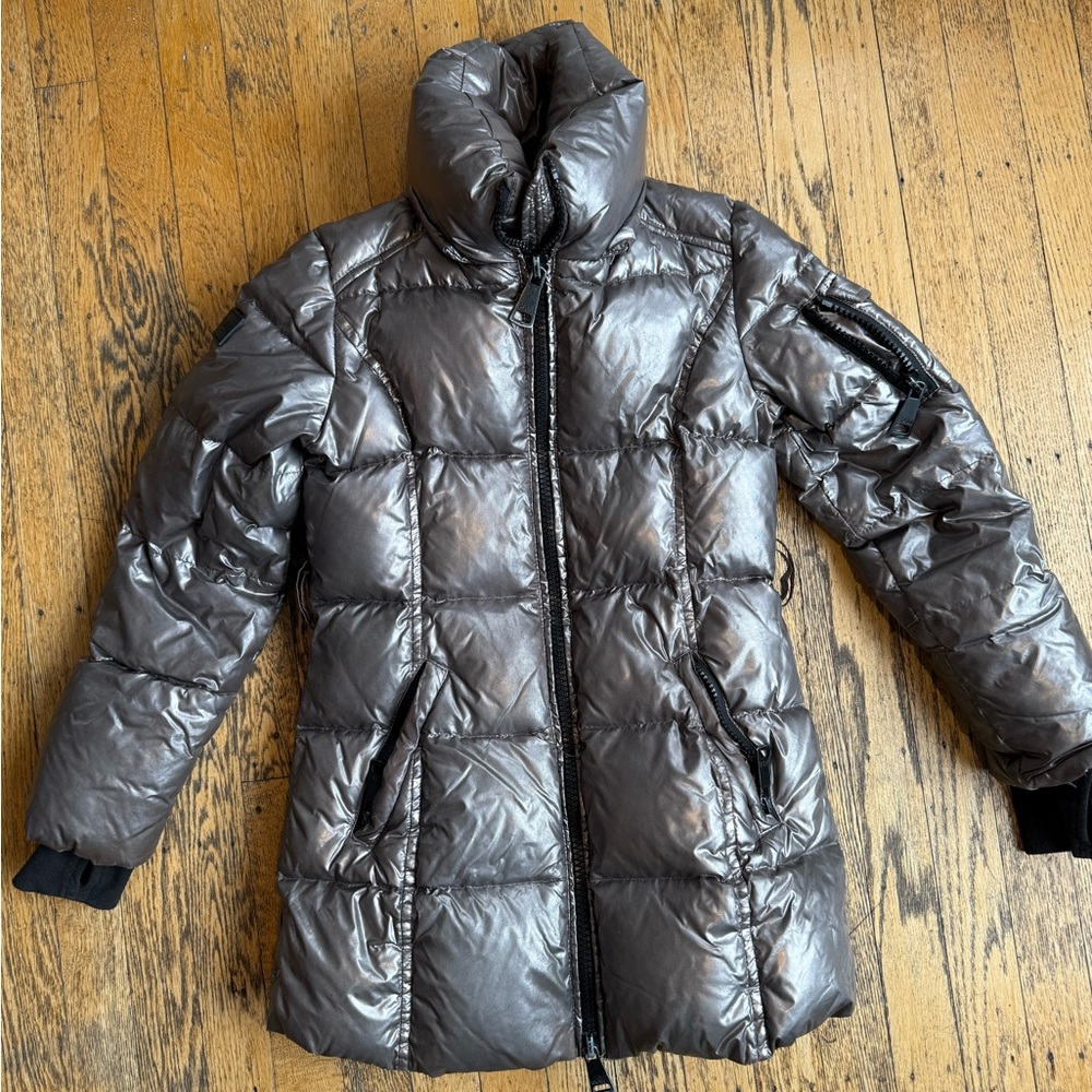 Youth Metallic Puffer Jacket